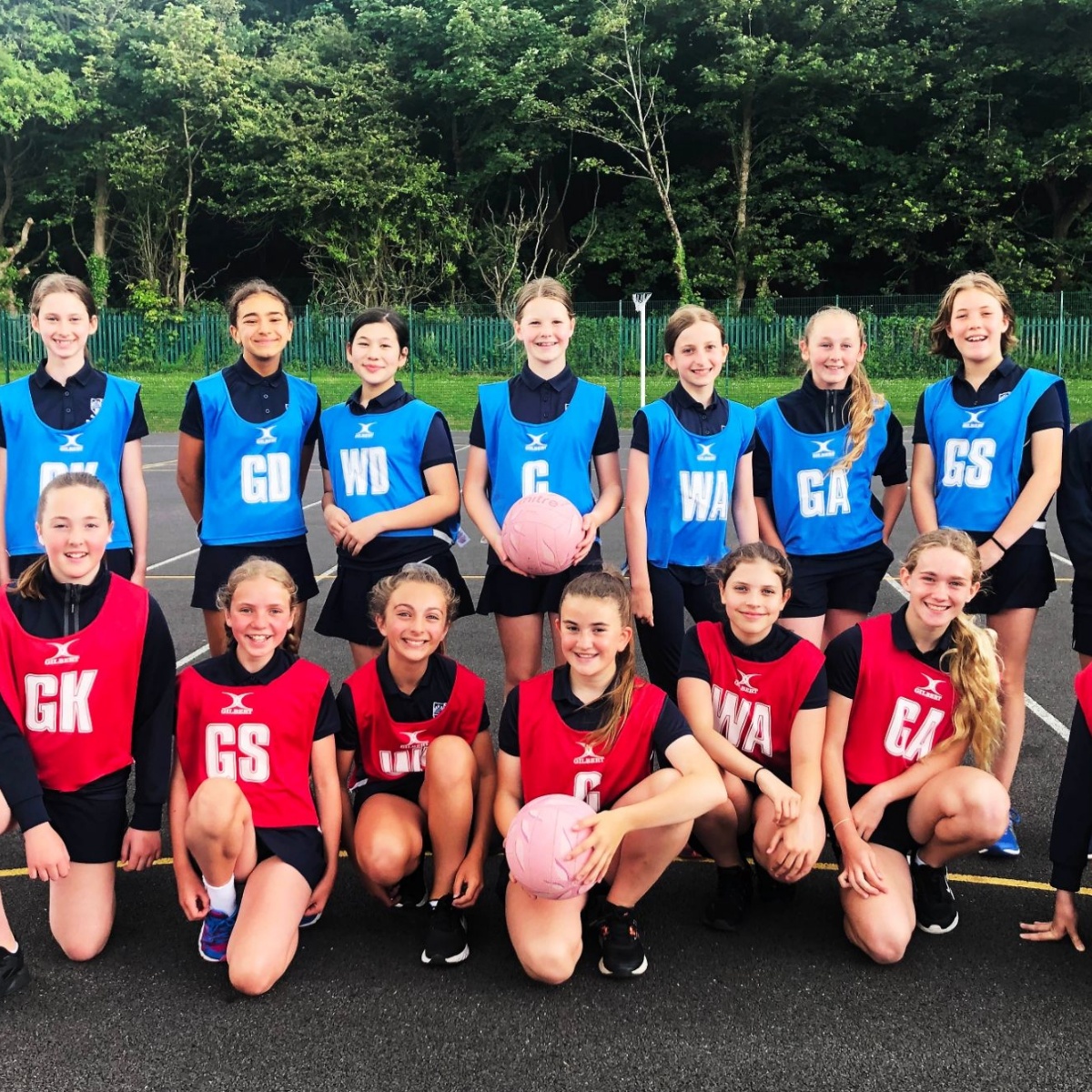 Plymouth High School for Girls Year 7 competes in the Plymouth School